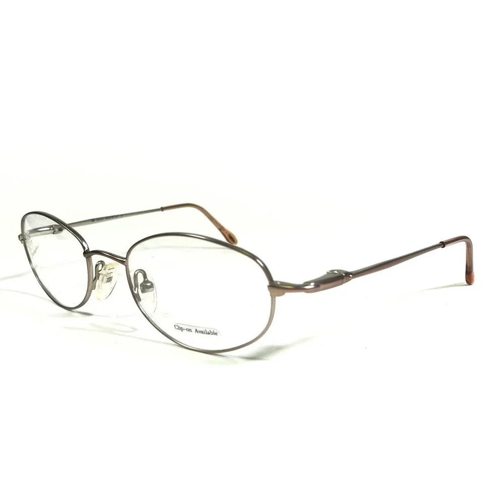 Safilo EMOZIONI 4281 H19 Eyeglasses Frames Gold Round Full Rim 50-18-120